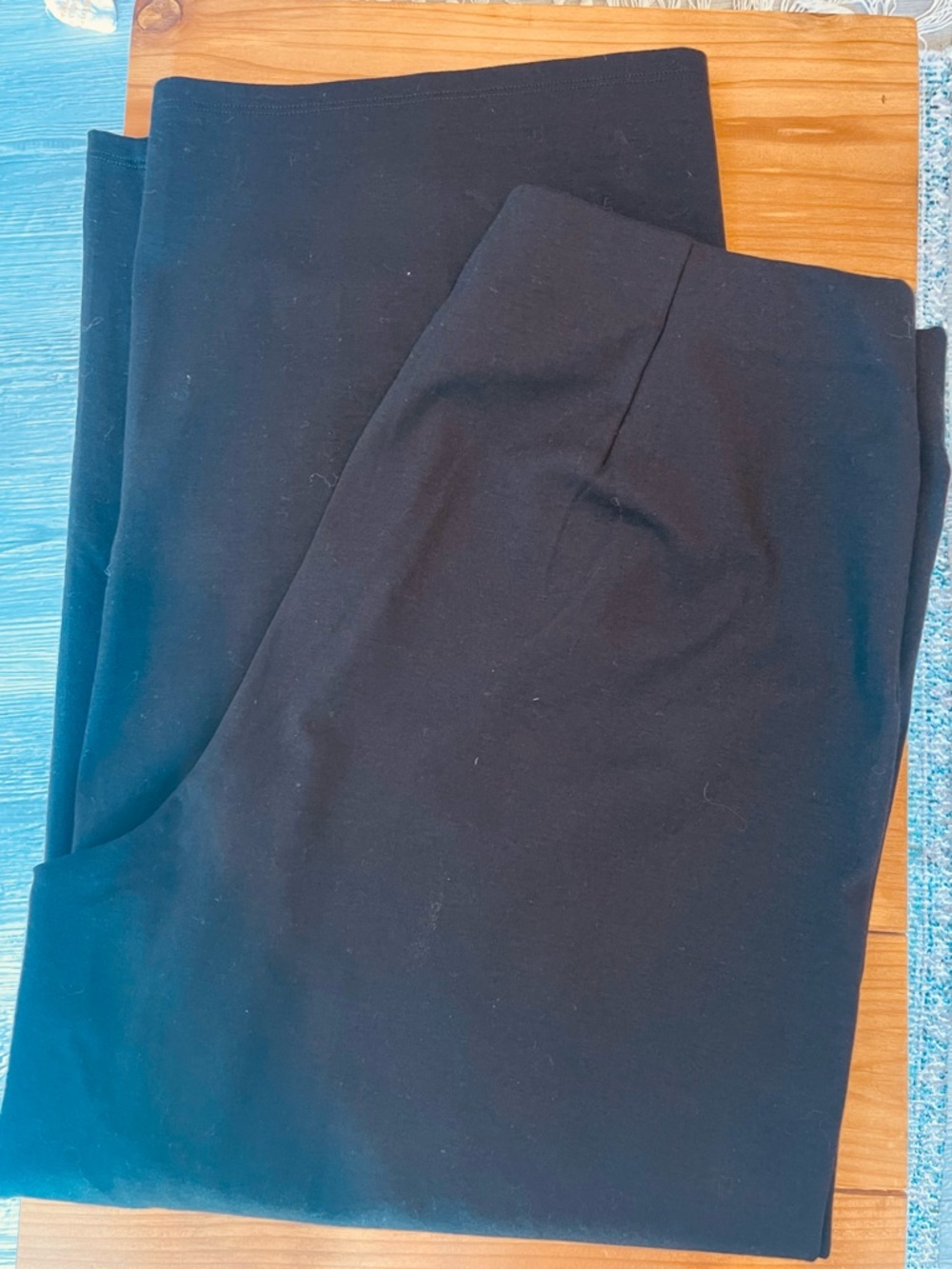Eileen Fisher Women’s Black High-Waisted Straight Crop Pant